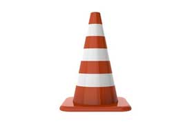 High Quality Reflective type Safety Cone with or without rubber base. 